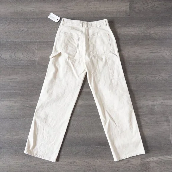 NEW Billabong Collet Carpenter Denim in Cream, Size 27 - Picture 7 of 11